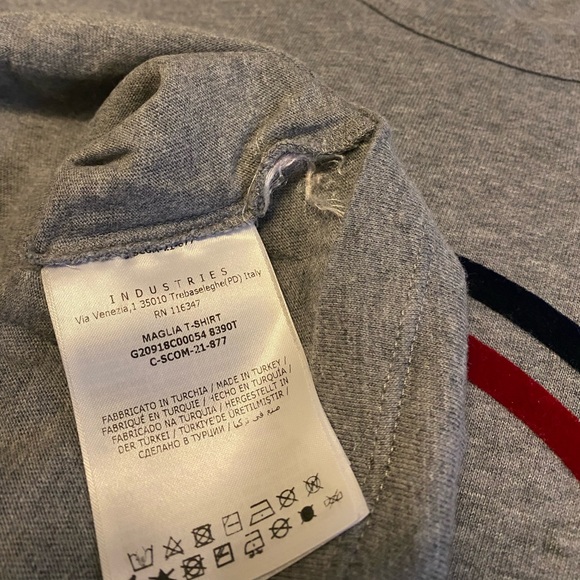 MONCLER Men's Tonal Bell Logo Cotton T-Shirt - Picture 7 of 8